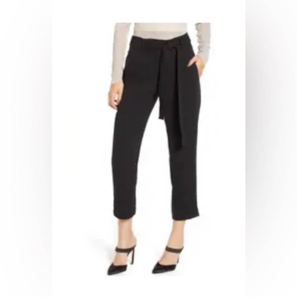 Chelsea28 Tie Waist Ankle Pants